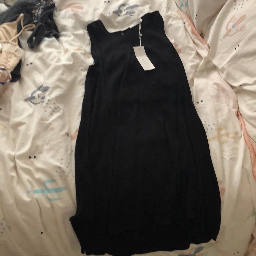 Black dress either for fall or summer